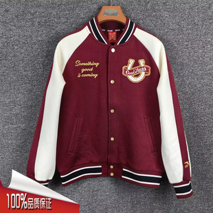 安踏好事发生棒球服男2026新年款 运动上衣152618709S 立领针织美式