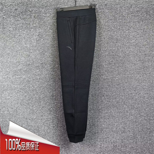 安踏运动裤男2026春季新款休闲舒适潮流百搭针织收口裤152617315
