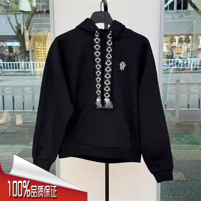 安踏卫衣男2025冬季新款凯里欧文加绒宽松篮球连帽卫衣172541702N