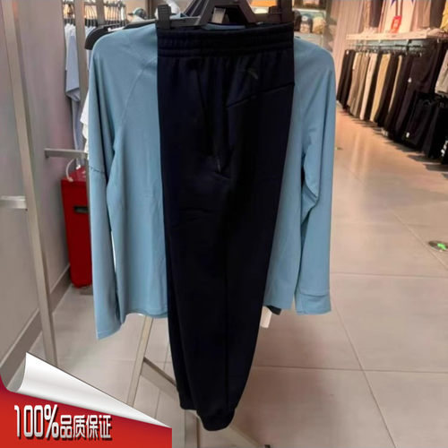 安踏运动裤男2025冬季新款加绒保暖潮流百搭针织收口裤152547309