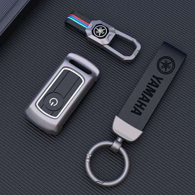 适用23款雅马哈摩托车钥匙套nmax155/XMAX300/nvx155硅胶遥控器