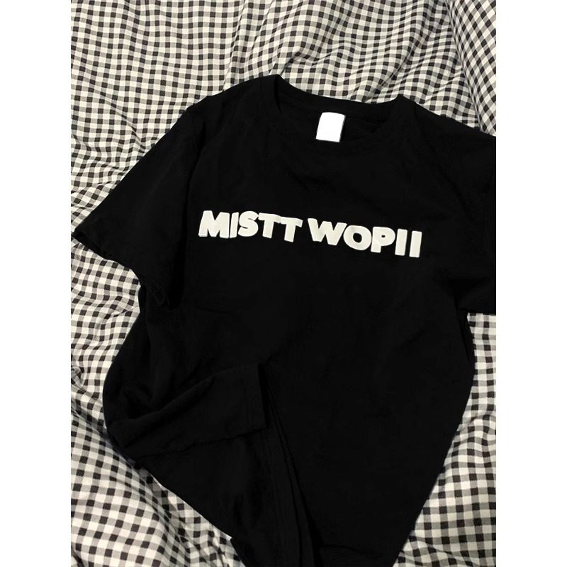 女童夏季纯棉短袖T恤2024新款中大儿童夏装宽松美式字母半袖上衣,童装/婴儿装/亲子装,T恤,淘宝优惠券,粉丝福利购,淘宝优惠卷