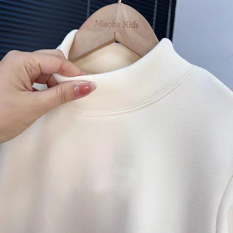 男女童双面绒长袖秋冬内搭保暖2025新款中大童半高领纯色德绒打底,童装/婴儿装/亲子装,T恤,淘宝优惠券,粉丝福利购,淘宝优惠卷