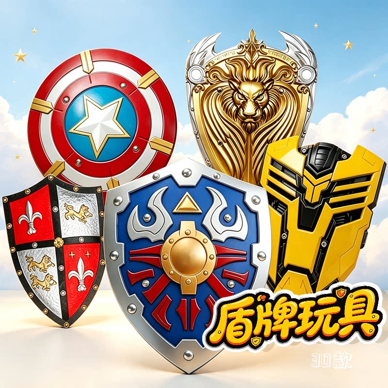 我的刀盾玩具儿童宝剑cos道具软胶武器模型表演道具剑盾玩具男孩图片
