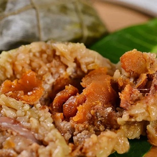 海南定安黑猪肉粽鲜肉粽蛋黄大肉粽真空端午节海南粽子柴火粽即食