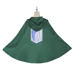 巨人调查兵团自由之翼兵长三笠披风斗篷cosplay服装 二次元 进击