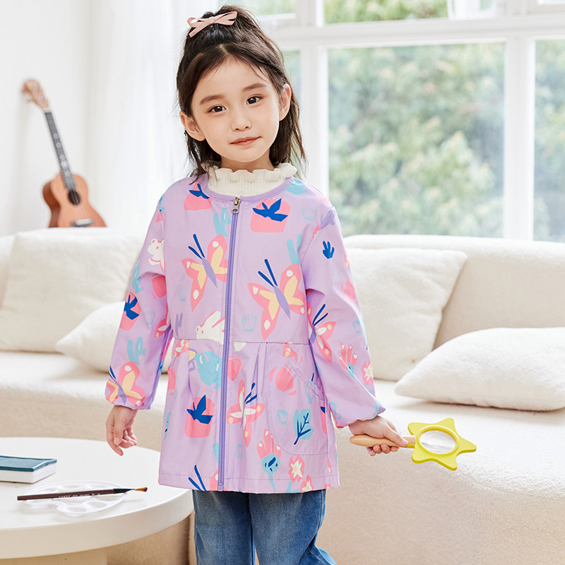 女童罩衣洋气防水外套儿童长袖秋冬小孩羽绒服罩衫宝宝吃饭围护衣,童装/婴儿装/亲子装,反穿衣/罩衣,淘宝优惠券,粉丝福利购,淘宝优惠卷