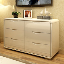 斗柜美式实木五斗柜卧室电视柜现代简约时尚床尾抽屉收纳柜储物柜