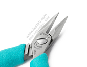 精密半圆形钳口带锯齿 瑞士恩瑞Erem 544D尖嘴夹钳 牢固夹持钳子