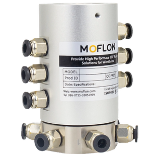 气电滑环气动旋转接头气电一体滑环导电环2路回转360度气管气环