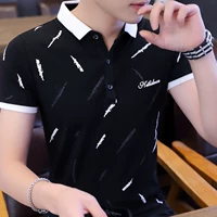 Áo thun nam tay ngắn polo 2019 Quần áo cotton nam mới mùa hè Đầm lửng nửa tay xu hướng từ bi - Áo phông ngắn Áo thun nam tay ngắn