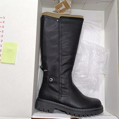 外贸厚底粗腿靴高筒靴骑士靴棉靴