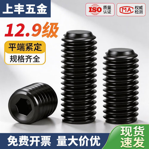 平端紧定机米螺丝无头螺丝钉