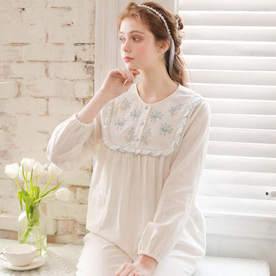 纯棉家居服套装甜美女