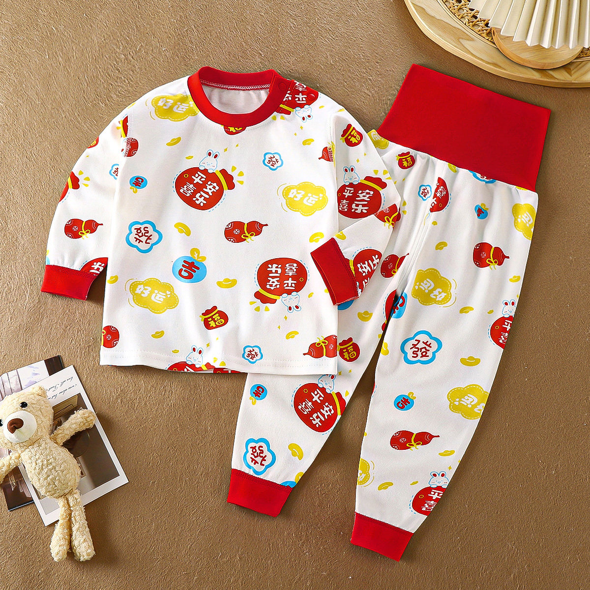 婴儿保暖内衣秋冬套装纯棉男女宝宝秋衣秋裤打底衣儿童全棉两件套,童装/婴儿装/亲子装,内衣套装,淘宝优惠券,粉丝福利购,淘宝优惠卷