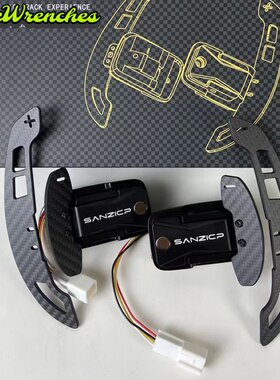 适用于本田十代十一代思域方向盘碳纤维磁吸换挡拨片无损替换改装