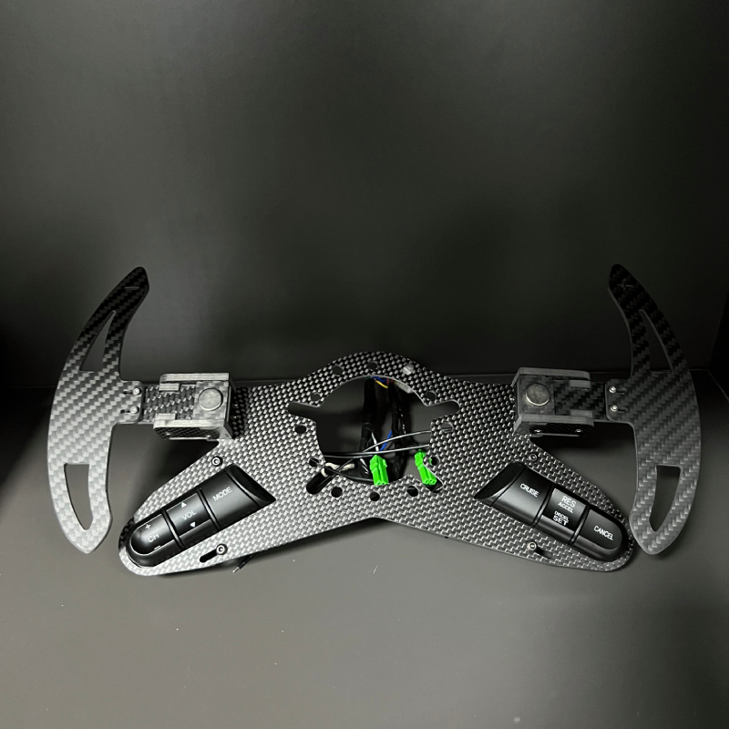 改装方向盘保留原厂多功能按碳纤维支架拨片适用八代思域二代飞度