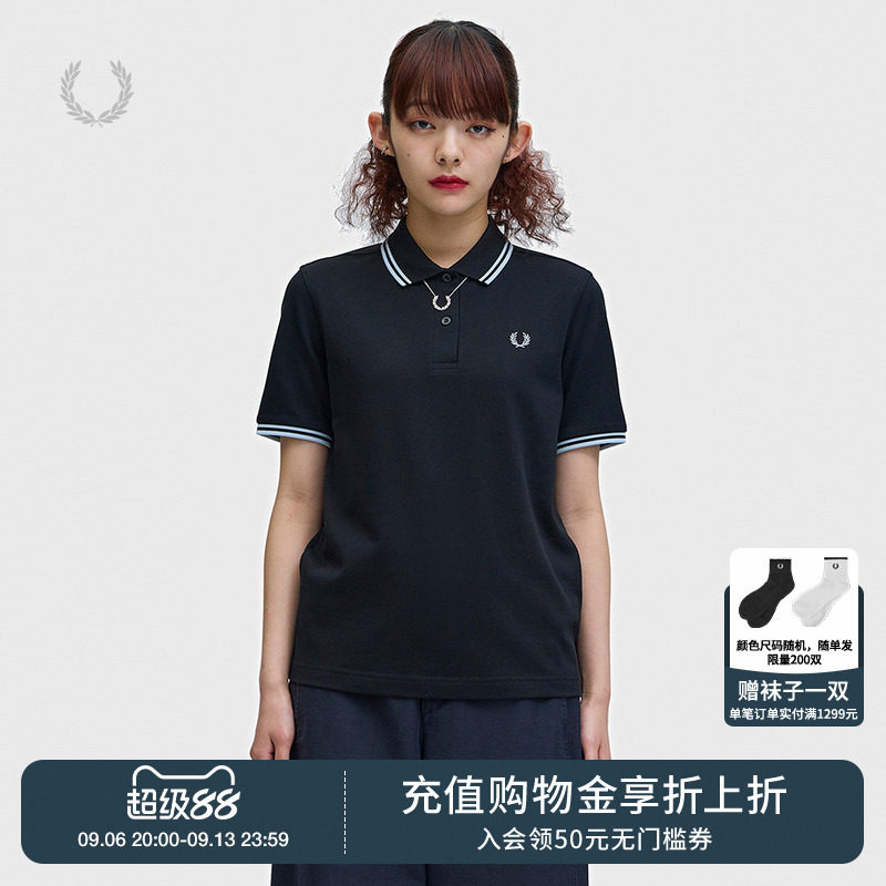 FREDPERRY短袖polo衫简约质感图片