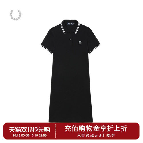 FREDPERRY短袖连衣裙青春活力
