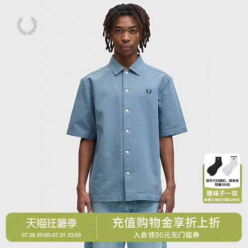 FREDPERRY短袖衬衫简约基础款