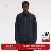 PERRY男士 休闲卫衣2025冬季 新款 FRED 翻领拉链麦穗刺绣开衫 J1328