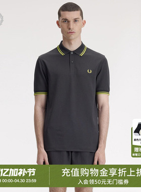 FRED PERRY男装翻领短袖polo衫2026夏季新款活力运动风网球服上衣