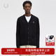 口袋麦穗长袖 FRED K9551 2025冬季 商务V领开衫 PERRY男士 休闲针织衫
