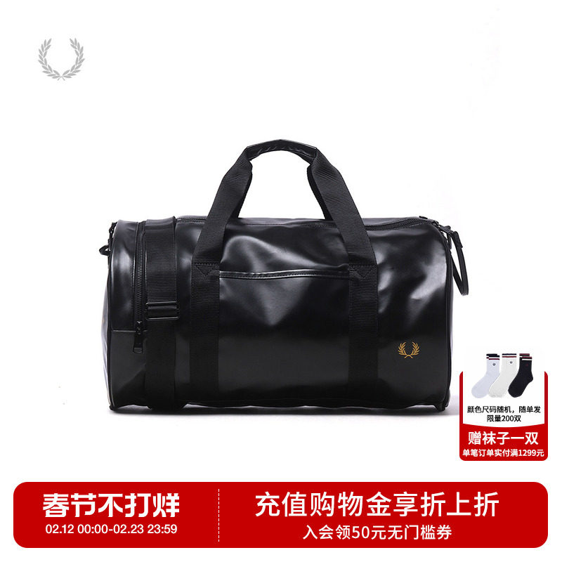 FRED PERRY男款大容量斜挎包2025秋季新款日常实用单肩包手提包