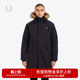 麦穗两件套毛领连帽保暖棉衣潮J9533 棉服外套冬季 FRED PERRY男士