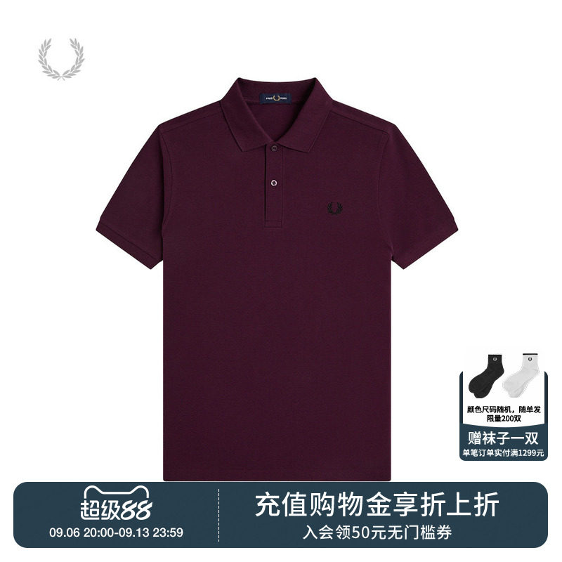 FREDPERRY短袖polo衫简约基础款图片
