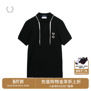 polo衫 2026夏季 新款 FRED 个性 合身短袖 时尚 纯色翻领上衣 PERRY男装