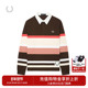 条纹撞色长袖 FRED 潮M1177 2025冬季 新款 PERRY.EXIT男士 休闲POLO衫