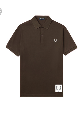 FRED PERRY.EXIT男士休闲POLO衫2025冬季新款麦穗刺绣短袖潮M1176