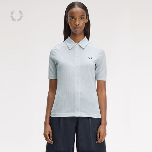 FREDPERRY排扣短袖上衣简约时尚