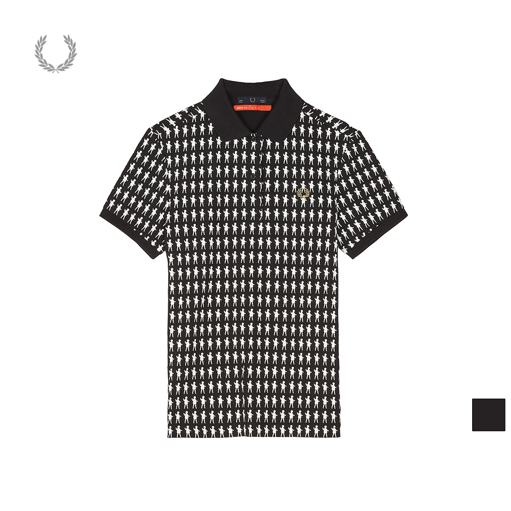 FRED PERRY.mint designÅ®×°POLOÉÀ2018Ïļ¾·Áì¶ÌÐäTÐôG3040XA