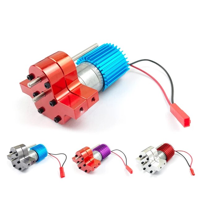 顽皮龙WPL 四驱六驱军卡嘎斯C24 金属分动箱 DIY PARTS 反传波箱