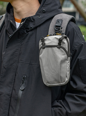 户外肩带手机包挂包防水登山徒步背包拓展附件包水壶包单肩斜挎包