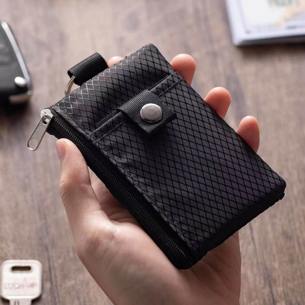 KOSIBATE防盗刷RFID卡包零钱包硬币车钥匙防辐射信号屏蔽包挂脖,运动包/户外包/配件,钱包,淘宝优惠券,粉丝福利购,淘宝优惠卷