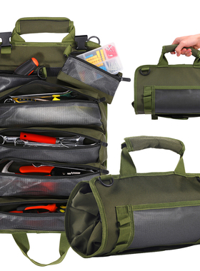 WESSLECO工具包帆布维修专用工具袋收纳包便携式手提耐磨电工包