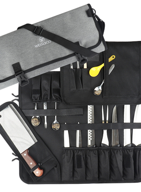 厨房工具包耐磨防水厨具菜刀收纳包便携实用餐刀具背包折叠厨师包