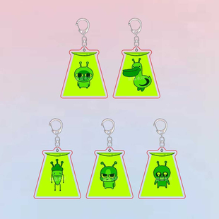 暹罗厘普外星人系列多栋小河张田中周边亚克力钥匙扣书包挂件礼物