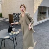 春季新款吊带裙系带西装套装#2513-P165-K248，女装套装/套裙，2C111