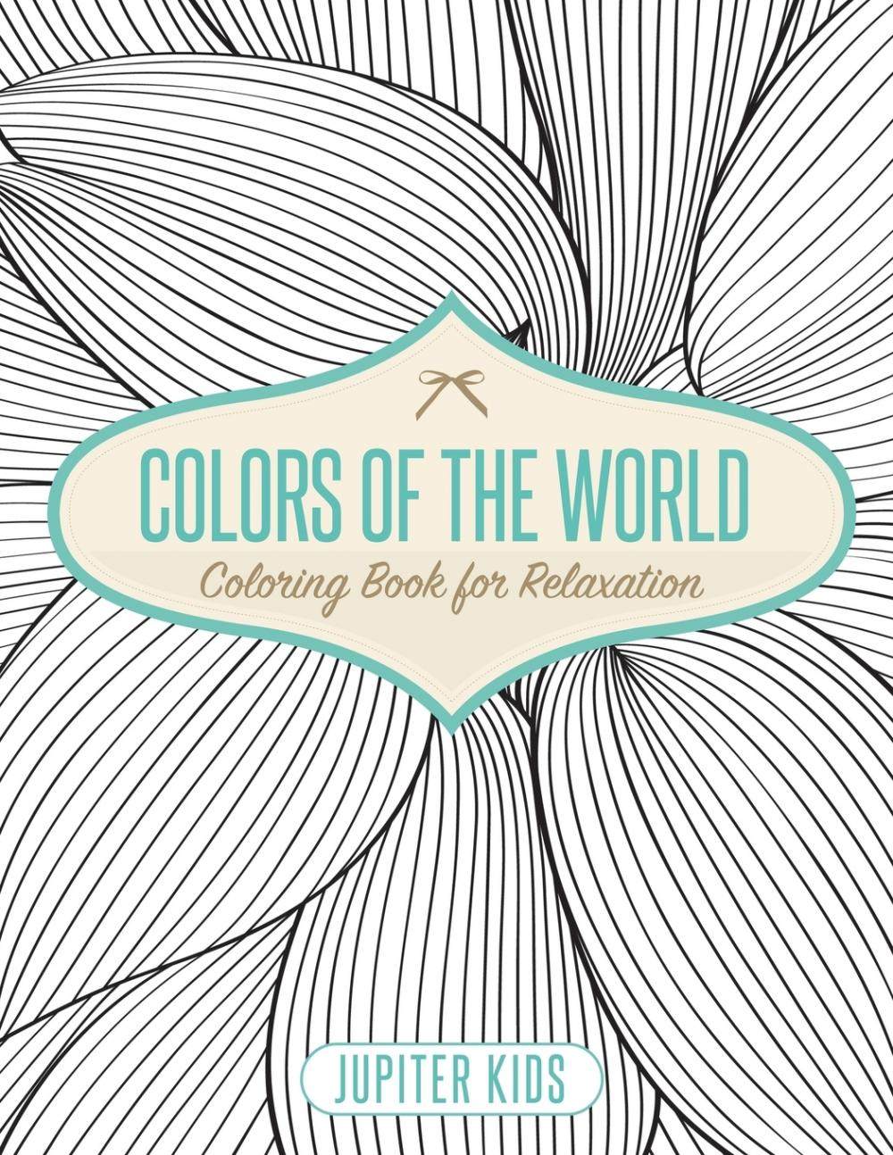 预售 按需印刷colors of the world - coloring book for relaxation