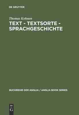 预售 按需印刷 Text – Textsorte – Sprachgeschichte