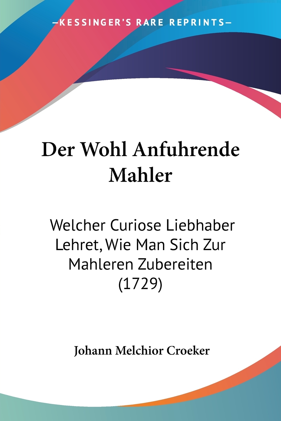 预售按需印刷 Der Wohl Anfuhrende Mahler德语ger