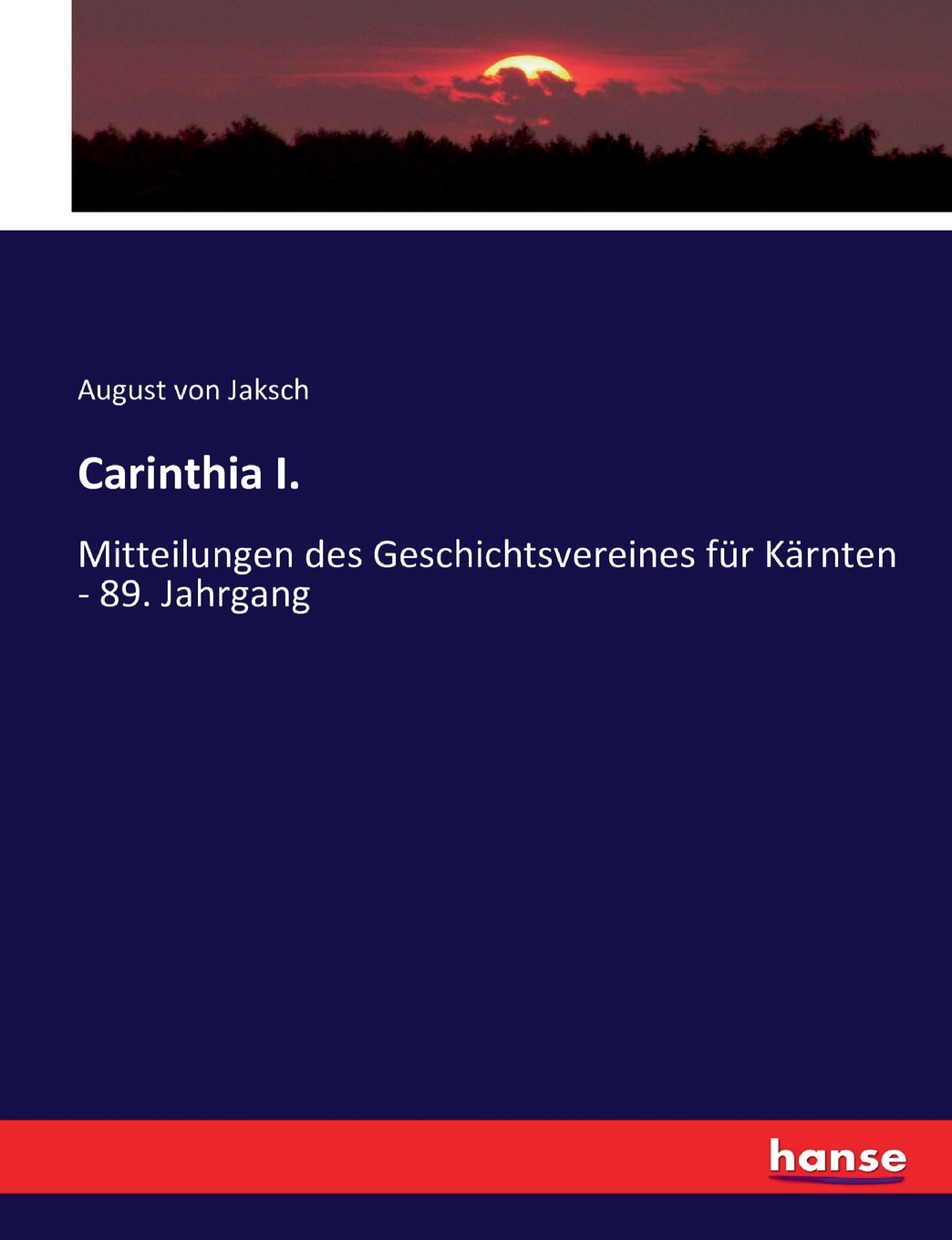 预售按需印刷Carinthia I.德语ger