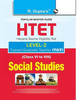 【预售 按需印刷】HTET (TGT) Trained Graduate Teacher (Level2) Social Studies (Class VI to VIII) Exam Guide