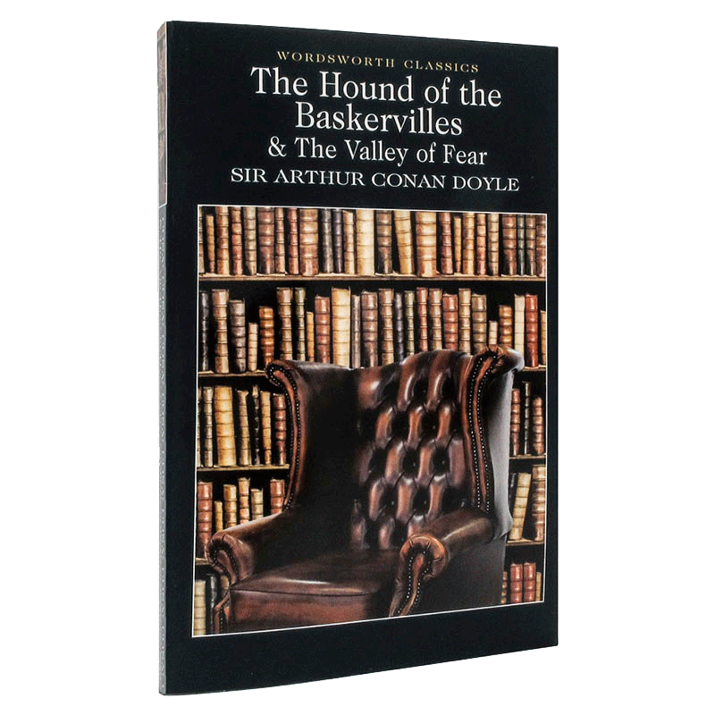 The Hound of the Baskervilles 巴斯克维尔猎犬 柯南道尔 英语小说读物 环保纸口袋书【Wordsworth Classics系列】中图原版进口