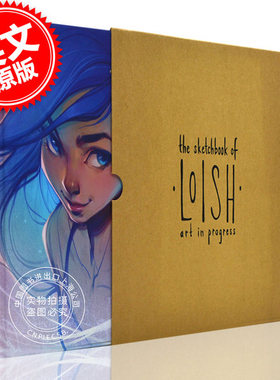 荷兰插画师漫画家洛伊丝巴勒素描艺术集画册：进程中的艺术 英文原版 The Sketchbook Of Loish:Art in progress 精装