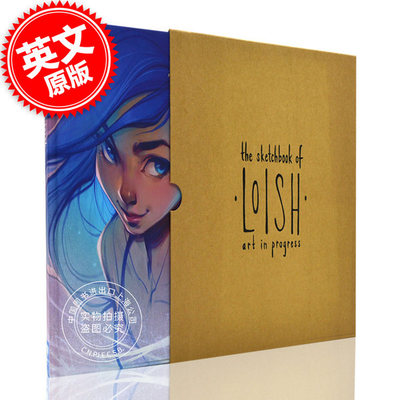 荷兰插画师漫画家洛伊丝巴勒素描艺术集画册：进程中的艺术 英文原版 The Sketchbook Of Loish:Art in progress 精装